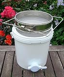 ２重蜜こし器 採蜜用具 養蜂器具 ステンレス ミツバチ