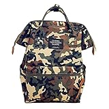 【Grandir】 がまぐち リュック レディース 大人可愛い マザーズバッグ 大容量 通勤 通学 選べるカラー11色 (カモ)