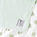 リトルジラフ ミニブランケット Luxe サテン New Dot ブランキー (ミント) lg0020-02 持ち運びに便利なミニサイズのブランケット 【正規代理店輸入】