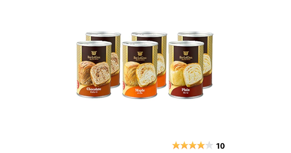 Amazon お得なセット 缶deボローニャパン6缶セット プレーン チョコ メープル味 各2食 防災グッズ 防災用パン 備蓄品 非常食 保存食 アウトドア 備え 長期保存 おいしい防災パン パンの缶詰 ボローニャ 食品 飲料 お酒 通販