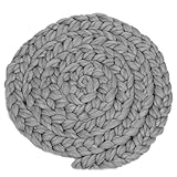 Lovoski 新生児　ベビーシャワー　洗礼　記念写真　道具　ロービング　ラグ　毛布　敷物　カーペット　快適　全9色 - グレー