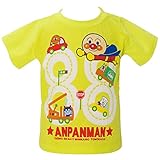 【本体綿100％】2017年 夏物 アンパンマン 天竺 ８８プリント Ｔシャツ Anpanman グリーン◇90cm