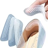 [AiO JAPAN] かかとパッド シリコン クリアタイプ Sサイズ 1ペア (2個) 靴 パッド かかと 踵 保護