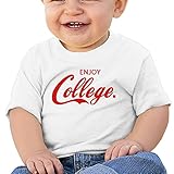 クール 子供 楽しむ キャンパス 大学 半袖シャツ カジュアル White Size 18 Months
