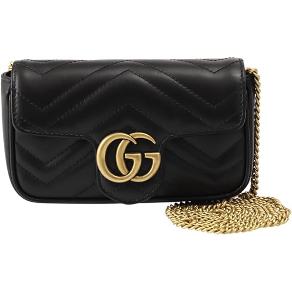 Amazon | [グッチ] ショルダーバッグ レディース GGマーモント