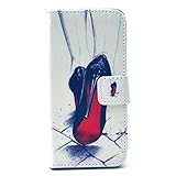 Zeebox iPhone SE ケース 手帳型ケース 高品質 保護カバー ウォレット型 スタンド機能 カード収納 マグネット開閉式 Apple iPhoneSE 用 生涯補償付き (ホワイト)