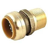 SharkBite U140LFA 1-Inch by 1-Inch MNPT SharkBite Lead Free Straight Connector [並行輸入品]