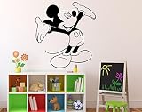Mickey Mouseディズニー壁デカール漫画ビニールステッカー壁アート装飾子供の子供部屋アイデアルームインテリア取り外し可能デザイン8 ( Mik )