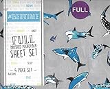 # Bedtime Sharkテーマ4 Pieceフルノベルティシートセット