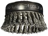 Bosch WB510 4-Inch Knotted Carbon Steel Cup Brush, 5/8-Inch x 11 Thread Arbor [並行輸入品]