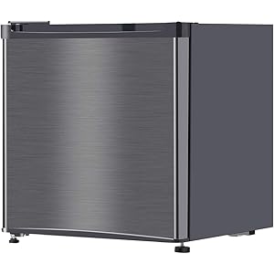 maxzen 小型 一人暮らし 冷蔵庫 46L 1ドアミニ冷蔵庫 右開き コンパクト ガンメタリック JR046ML01GM