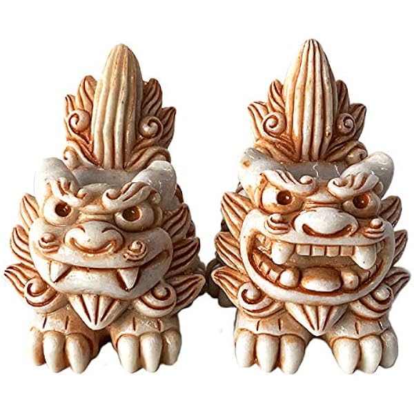 キナル別注 リビングを明るく彩るシーサー作家の一点物 紅23 シーサー置物 玄関 販売 新築祝い 開店祝い 大 かわいい 送料無料紅型風水グッズ 縁起 再値下げ Grammo Org