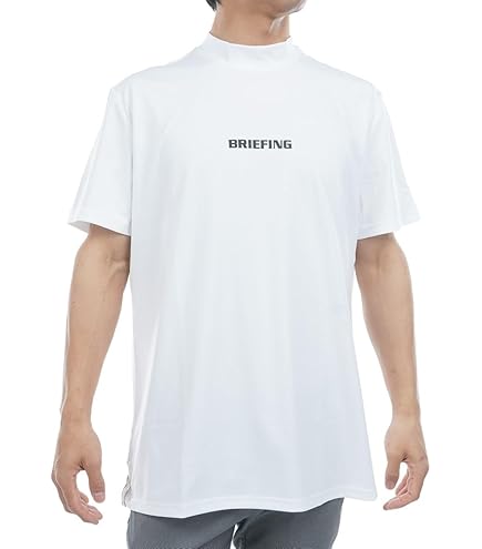 Amazon.co.jp: ブリーフィング（BRIEFING） モックネック ゴルフ 半袖