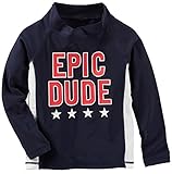 OshKosh B ' gosh Boys '長袖" Epic Dude "ラッシュガード( 3 m )