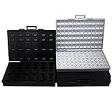 AideTek SMT resistor capacitor storage box Organizer 0603 0402 0201 BOX-ALL-144 + 2* BOXALL48 ESD bi