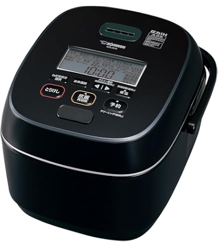 Amazon | 象印マホービン 炊飯器 1升 炎舞炊き ブラック NW-PU18-BZ 