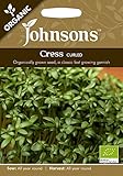 【輸入種子】 Johnsons Seeds Organic Cress Curled クレス・カールド・オーガニック ジョンソンズシード