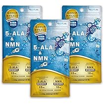 Amazon.co.jp: 国産5ALAが1粒に25mg『5-ALA ＆NMN 30粒』【3個セット