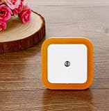 aeeque LED Night Light with自動Dusk to Dawnライトセンサー オレンジ Aee00110