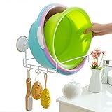 windspeedsuctionカップフックホルダーラックオーガナイザーto holdタオル,バスローブ, Basin andへちまフック浴室&キッチン