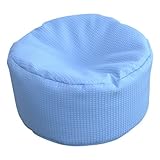 パステル タイコ型ビーズクッション (スカイブルー)