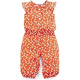 カーターズ(Carter's)女の子用レッドバタフライガールお出かけ用ジャンプスーツ 並行輸入品 (3months(55-61cm)) [並行輸入品]