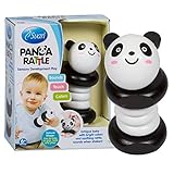 Wooden Panda Rattle by Svan - Solid Wood Clutching and Shaker Toy [並行輸入品]