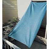 西日対策！日差しを味方にするレーシーシェード レース（ブルー） サイズ：約９０×１４０ｃｍ