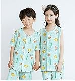 【あるこんたるこん】(TB-N) ルームウェア アドベンチャー ベビー キッズ ジュニア 女の子 男の子 ノースリーブ ハーフパンツ パジャマ コットン (110)
