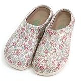 ガーデンシューズ　レディース　花柄 ベージュ 24.0cm