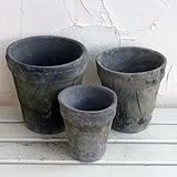 コケグレーポット：ダン3点セット ノーブランド品