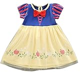 Plus Nao(プラスナオ) ワンピース 半袖 膝丈 プリンセス お姫様 かわいい キュート 女の子 女児 幼児 ガール 子ども キッズ ジュニア 小学 イエロー 130