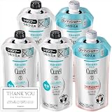 【セット販売】キュレル シャンプー ×3個 ＋ コンディショナー ×2個 詰め替え 各340ml ※オリジナルショップカード付