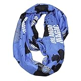 NBA Orlando Magic SilkyインフィニティスカーフSpatter、ブラック、70 " x 25 "