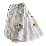 MRZD　ベビーハンカチ　ガーゼハンカチ　６重ガーゼ　フェイスタオル　赤ちゃんタオル　新生児ハンカチ　綿タオル　柔らかい肌触り 細菌防止　ループ付き　洗濯可　五枚セット (グループ4)