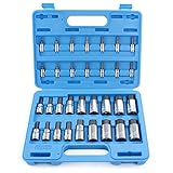 Capri Tools 30032 Master Hex Socket Set, Metric & SAE - Bit Sockets, 32-Piece [並行輸入品]