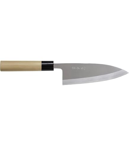 Amazon.co.jp: Kiya Najiro Deba Knife, 5.9 inches (150 mm) Hagane
