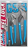Channellock 3 Piece 9-1/2-Inch, 6-1/2-Inch, and 12-Inch Tongue and Groove Plier Gift Set [並行輸入品]