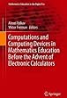 Computations and Computing Devices in Mathematics Education Before the Advent of Electronic Calculators (Mathematics Education in the Digital Era)