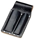 コヅチ(KOZUCHI) 黒表皮ノミケース2丁入 1寸、1寸6分 マチ付 二重縫 厚用 SC-14