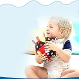 カラフルな動物感覚手は赤ちゃんの幼児早期教育玩具人形用のぬいぐるみぬいぐるみラトル布ボールをつかみ