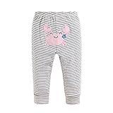 【SEBLES】ベビー服 パンツ ボトムス 長ズボン マスコット 動物 無地 綿 コットン カジュアル アップリケ アニマル 動物 ユニセックス 男の子 女の子(タイプM,66cm)