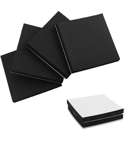 Amazon.co.jp: MAGZO 粘着フォームパッド 厚さ1/4インチ x 4インチ x 4