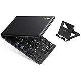 Ewin 最新型 キーボード Bluetooth 日本語配列 折りたたみ式 ワイヤレス ブルートゥース 薄型 無線 USB充電式 iOS/Android/Windows/Macに対応 パソコン用 スタンド付 ノートPC/iPad/iPhoneに対応