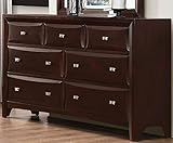 Summerlin 7引き出しドレッサー&ミラーでエスプレッソ 標準 1908-5
