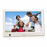 Celendi 10-Inch 1024x600 Hi-Res Digital Photo Frame MP3 Video Player with Motion Sensor, Auto On/Off