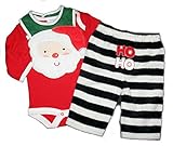 Santa's Face Side-Close Feeder Bib, Frenchie Mini Couture by Frenchie Mini Couture