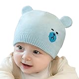 (よキーよ)Yokeeyo ニット帽 毛糸 おクマさん 熊耳 新生児帽子 ベビー用帽 赤ちゃん キッズ 帽子 男の子 女の子 男女児 秋冬 防寒 防風 スタイリッシュ