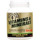 ゴールドジム(GOLD'S GYM) マルチビタミン&ミネラル 180粒
