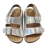 （アンパサンド）AMPERSAND ベビーダブルベルトサンダル赤ちゃん/カジュアル/合皮 15 シルバー